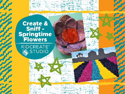 Create & Sniff-Springtime Flowers Workshop (4-9 Years)