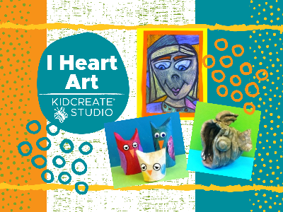 Kidcreate Studio - Mansfield. I Heart Art Weekly Class (4-9 Years)