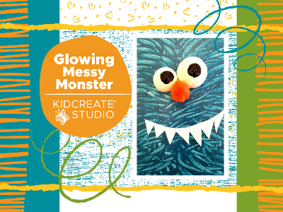 Kidcreate Studio - South Charlotte. WELCOME WEEK CLASS - Monster on Canvas (18m - 6 years)